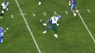 Baylor LB Dillon Doyle massive hit vs BYU 2022 College Football