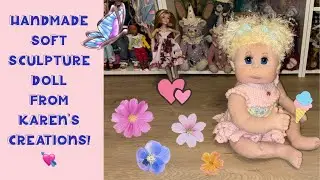 Handmade Soft Sculpture Doll From Karen Lee Creations💘 Sooooo Big!!!😮