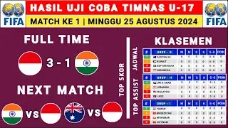 Hasil Uji Coba Timnas U-17 2024 - Indonesia vs India - Timnas Indonesia