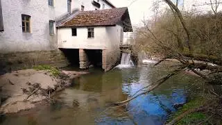 RECKENDORF баварская немецкая деревня. Старая лесопилка