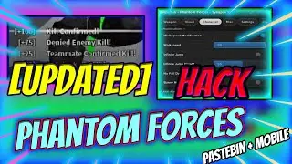NEW Phantom Forces SCRIPT PASTEBIN 2023 | Silent Aim, All Guns Mod, Wall Exploit & More!