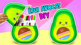 Comment fabriquer la plus mignonne des trousses en forme d’avocat avec du carton et de la mousse !🥑✨