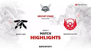 Fnatic ONIC vs Bigetron Alpha HIGHLIGHTS MPL ID S14 | BTR VS FNOC ESPORTSTV
