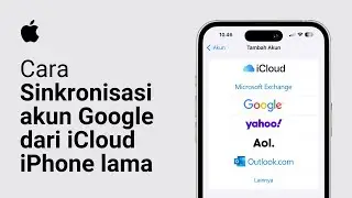 Sinkronisasi Akun Google/Gmail di iCloud dari iPhone Lama ke iPhone Baru