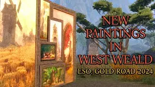 New Paintings in West Weald | Gold Road | New Chapter | ESO