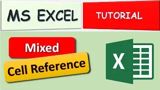 Mixed Cell Reference in Excel