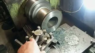Первый хороший дождик.Работа с 125 мм пресом.