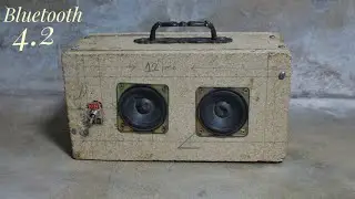Make your own Portable Bluetooth Speaker at Home - Simple & Cheap