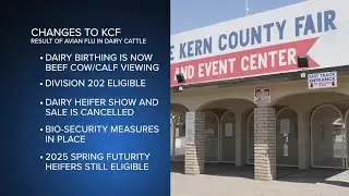 FFA, 4H dairy cattle events pulled from Kern County Fair following Avian Flu cases