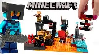 LEGO Minecraft 21185 The Nether Bastion Summer 2022 Set - Speed Build & Set Review