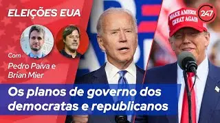 Eleições EUA - Os planos de governo dos democratas e republicanos