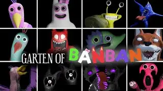Garten Of Banban 1 - 7 - All Jumpscares