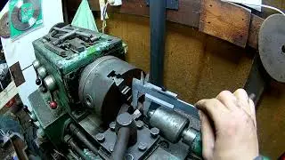 Изготовление цанги для фрезера на токарном станке ТВ-4.