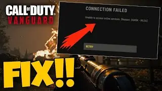 How To Fix Call Of Duty Vanguard Connection Failed (Unable To Access Online Services)