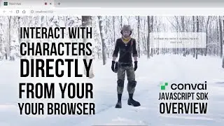 Interact with AI Characters in 3D from your Browser with Convai's JavaScript SDK