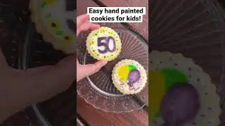 Hand painted Sugar Cookie recipes https://www.redtedart.com/cookie-painting-kids/