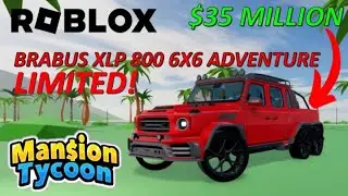 BRABUS XLP 800 6X6 ADVENTURE (LIMITED!) - ROBLOX (MANSION TYCOON)