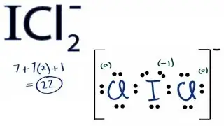 ICl2- Lewis Structure:  How to Draw the Lewis Structure for ICl2-