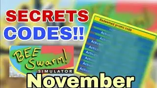 👑NOVEMBER 👑Bee swarm simulator codes 2023 - Roblox bee swarm simulator