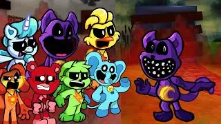 Catnap Vs Smiling Critters, Poppy Playtime Chapter 3 Friday Night Funkin' (FNF Mod/Rainbow Friends)