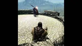 Miraak VS Savos Aren | Skyrim fight #Shorts
