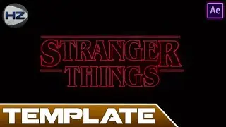 Free Template - After Effects + 3 Plugins - Intro STRANGER THINGS