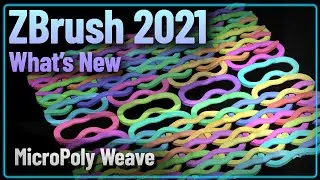 042 ZBrush 2021 MicroPoly Weave Deconstruct