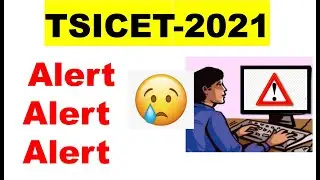 TSICET-2021 Final Phase || Counselling schedule || 21/Nov/2021