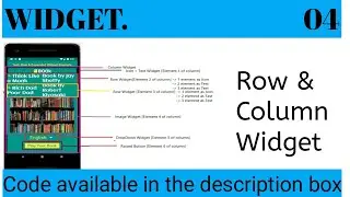 what is Column & Row Widget? |Flutter Tutorial | Flutter Widget |Shreya's Stuff
