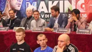 RICKY BURNS v MICHELLE DI ROCCO - OFFICIAL PRESS CONFERENCE / HISTORY IN THE MAKING
