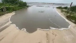 08-26-2020 Rutherford Beach, LA - Hurricane Laura Storm Surge