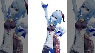 【MMD Genshin Impact】Super Idol 的笑容 | Ganyu【的笑容 熱愛105度的你】Japan Version #Short