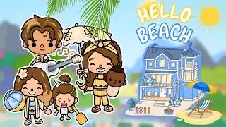 Coastal Villa Beach House 🏖️ Toca Boca House Ideas 😎 TOCA GIRLZ