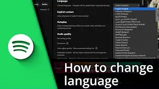 How to change language on Spotify | Change Spotify language ✅ Tutorial