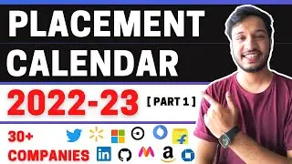 Placement Calendar 2022-23 | Off-Campus Hiring 2022 | Which company hires when? | Kushal Vijay