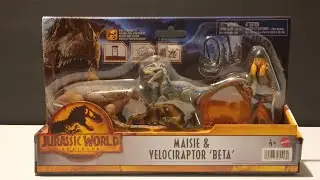 Mattel Jurassic World Dominion Maisie & Velociraptor 'Beta'