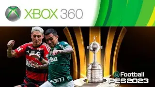 🎮 O NOVO PES 2023 de GRAÇA no XBOX 360 GAMEPLAY - LIBERTADORES 2023 %100 LICENCIADO C/BOLA 2023