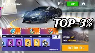 Asphalt 8, Winter Knockdown Alps W Motors Lykan Hypersport Halloween Edition ✌️🔥