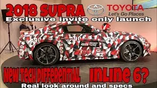 New Toyota Supra MK5 World Launch Specs and walk round