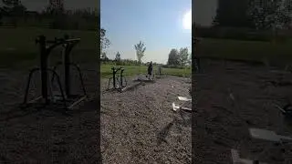 tried this at the park #happy #exercise #husband #park #family #familytime familytim