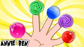 Lollipop Finger Family 🍭 | Finger Family Nursery Rhymes | Annie And Ben