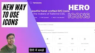 SVG icon | JSX icons | Icon for React Component |  Hero icons | Icons for Next JS