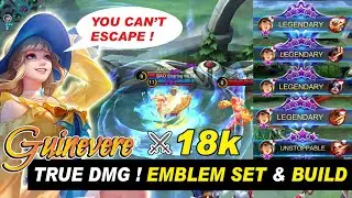 MLBB GUINEVERE BEST BUILD EMBLEM SET 2021 MVP ( Summer Breeze Skin Gameplay ) Mobile Legends