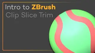 Intro to ZBrush 022 - Clip, Trim, and Slice Curve Modifiers! Use the right modifier for the job!