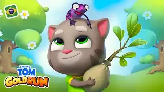 Corra para Proteger os Animais da Amazônia 🌳🐸 Talking Tom: Corrida do Ouro (Vídeo de Jogabilidade)