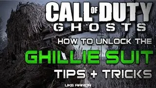 Call of Duty: Ghosts - How to unlock the GHILLIE SUIT - Tips & Tricks