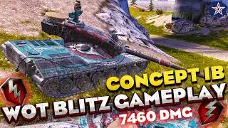 Concept 1B | wot blitz replays | wot blitz best replays | Concept 1B Thunderbird