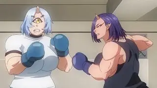 Female Muscle clip 703 - Elf-san wa Yaserarenai