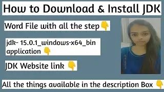 How to Download & install Java JDK on Windows 10 |Java Development Kit |Java | Shreya's Stuff