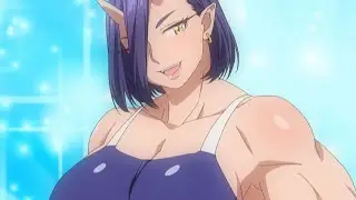 Female Muscle clip 686 - Elf-san wa Yaserarenai